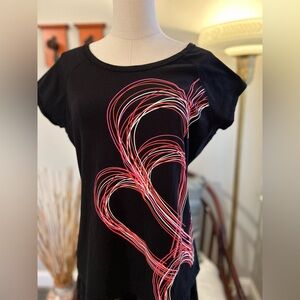 Ideology Love Heart Tee Shirt